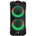 Esperanza EP157 BT FM LED RGB skaļrunis melns 10W, 185mm, 150mm, 398mm, 10m, 5h, 5V, 3.5mm, 5.0, LED apgaismojums