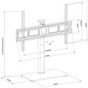 Maclean MC-386 Universaalne televiisori alus, 32" - 75", 40kg, VESA 600x400mm, reguleeritav k&otilde;rgus, must