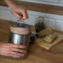 Nerūdijančio plieno presuotas kumpio gamintojas/spaudimo kumpio viryklė 3 kg su priedais BROWIN 313130