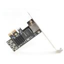 Digitus PCI Express v&otilde;rgukaart DN-10135, 1x10/100/1000/2500 RJ-45 port, 2500 Mbps, Realtek RTL8125B kontroller
