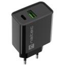 Natec Lādētājs RIBERA NUC-2062, 20W, 100-240V, 50/60Hz, 3A, 1xUSB-C, 1xUSB-A, ātrā uzlāde, universāls