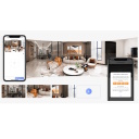 Ezviz H7C CS-H7c-44WF-W2 Siseruumide Kahe Objektiiviga 4MP 2K Nutikas Pööratav 360° Kaamera MicroSD / Öönägemine Valge