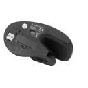 Sbox Hiir VM-838W-B, 3200 DPI, 6 nuppu, 1 x AA, traadita RF 2.4 GHz, kummist kate