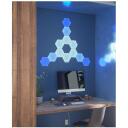 Nanoleaf Shapes Hexagons algkomplekt NL42-0002HX-9PK, 9 paneeli, 2 W, 100 lm, 16M+ v&auml;rvi, Wi-Fi, Touch juhtimine