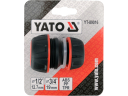 Dārza šļūteņu remontkomplekts 1/2" un 3/4", YATO, YT-89016, izturīgs ABS, PP, TPR materiāls