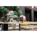 Bezvadu apļa zāģis, HIKOKI, C1806DUMW2Z, 18 V, 165 mm, dziļums līdz 66 mm, bezsuku motors