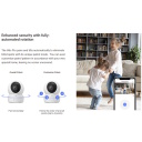 Ezviz H6c Pro 3K CS-H6c-R105 Iekštelpu Pan & Tilt Viedā Wi-Fi Kamera MicroSD Krāsu Nakts Redze Balts