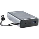Intenso Power Bank 7332054 20000 mAh, Li-Pol&uuml;meer, 20 W, 1x USB Type-A, 1x USB Type-C, ESD kaitse, laadija kaasas