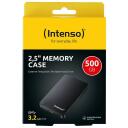 Intenso HDD 6021530 500 GB, 2.5 tolli, 5400 RPM, 8 MB vahem&auml;lu, USB 3.2 Gen 1, must, sertifitseeritud uuendatud