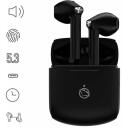 Manta Bezvadu austiņas MTWS010B, Bluetooth 5.3, 10m, 20-20000Hz, 6h, Iebūvēts mikrofons, Aktīvā trok&scaron;ņu slāpē&scaron;ana