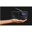 Sharp Tokyo kaasaskantav digitaalne raadio DR-P420(BK), DAB/DAB+/FM, Bluetooth 5.0, 4 x AA, must