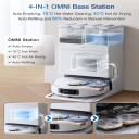 Робот-пылесос для сухой и влажной уборки мощностью 12800 Па с аккумулятором Li-ion 5200 mAh и пылесборником 0,275 л белый DEEBOT T30C PRO Ecovacs