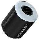Flextail Tiny Pump 2X Korpuss, Tiny Pump 2X-B, 100g, 4kPa, 180l/min, 1600mAh, IP44, 40lm/160-200lm/400lm, 4500K, 25min, līdz 10h
