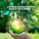 Wireless TWS earphones with Bluetooth connectivity OnGo 9 Purple CNS-TWS9P CANYON