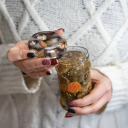 Užsukamas dangtelis Ø66, grybų grafika, 10 vnt. BROWIN 136323