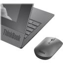 Lenovo ThinkBook Bluetooth tylus pelė 4Y50X88824, 2400 dpi, Bluetooth 5.0, 3 mygtukai, AA baterija, geležies pilka