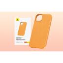 Baseus Telefoni&uuml;mbris iPhone 15 Plus P60157304713-02, oranž, PU nahk, 2.5mm, kukkumiskindel, kriimustuskindel
