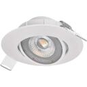 Emos prožektorius SIMMI ZD3122, 5 W, 450 lm, 230 V, 35 mA, 110&deg;, 4000 K, IP20, įmontuotas, baltas