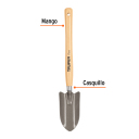 Dārza lāpstiņa, 380mm GTL-SH TRUPER