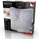 Elektriskās apsildes spilvens 38×38 cm ar 2 līmeņiem 80 W vienai personai mazgājams ar pulti pelēks CR7428 Camry
