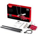 Cudy Karta sieciowa WE3000S, 2402Mbps, 2402Mbps, 574Mbps, Bluetooth 5.2, 2 antenas, WPA3