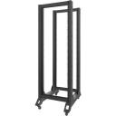 Lanberg Open Rack 32U OR01-6832-B, 600x800mm, 28kg, 167.4cm, 80cm, 32 riiulit, 600kg koormus, ratastega