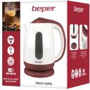 Beper Elektriskā tējkanna P101BOL100, 1,7 l, 2200 W, Balta/Pelēka, automātiskā izslēg&scaron;anās, 360&deg; rotējo&scaron;a bāze