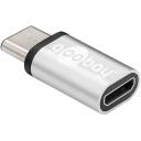 Goobay USB-C adapteris 56636, 5 pin Micro-USB Type B female, 24 pin USB-C male, sudraba