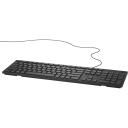 Dell Laidinė kompiuterio klaviatūra 580-ADHG, 12.7cm, 44.2cm, 2.44cm, USB, Membraninė, Estų, Atskiras skaitmeninis klaviatūra