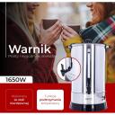 Adler Boiler CR 1259, 1650 W, 20 L, roostevaba teras, must, l&uuml;liti, valgustus, eemaldatav kaas