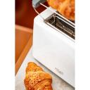Adler Toaster AD 3216, 750 W, 2 pesa, plastkorpus, valge, automaatne v&auml;ljal&uuml;litus, pruunistamise reguleerimine