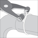 Šļūteņu Skavu Knaibles, 215mm YT-0647 YATO