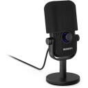 Endorfy mikrofons EY1B013, frekvence 30 - 18000 Hz, bitu ātrums 24 bit, USB Type-C, melns, galda montāža, 2 m kabelis