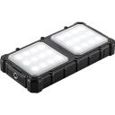 Sandberg Saules Enerģijas Akumulators 421-23, 10000 mAh, USB-C, USB-A, 1,25 W saules uzlāde, IP65, 200 lm LED apgaismojums