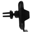 Devia Auto telefona turētājs 120EA1940001, 5V/1A, 9V/1,2A, Qi, 55-86mm, 360&deg;, USB-C, bezvadu lādē&scaron;ana