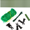 A-Frame plant support with trellis netting BIOOGROD 722701 177.0 cm x 17.0 cm x 8.0 cm