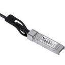 Ubiquiti UACC-DAC-SFP10-0.5M, Оптоволоконный кабель SFP+, 0.5m, 10 Gbit/s, Черный, Мужские разъемы