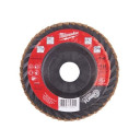LAPIŅDISKI CERA TURBO&trade;, FLAP DISCS CERA TURBO 115 MM / GRIT 40, 4932472228 MILWAUKEE