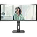 Aoc LCD monitor CU34P3CV 86.36 cm 3440 x 1440 UltraWide QHD 21:9, 300 cd/m&sup2;, 178&deg;/178&deg; vaatamisnurk, 4 ms, 2 k&otilde;larit
