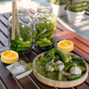 4 L Twist-Off Jar, Tongs, and Plastic Lid Ø 100 with Handle BROWIN 133411, 4.0 L, glass