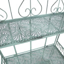 Plaukts MINT 59x31xH117cm, antīki zaļ&scaron; 40085 Allit