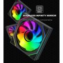 Xilence Вентилятор для корпуса XF078, 120мм, 500-1800RPM, 7-13.2V, черный, PWM, ARGB, 4 винта
