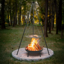 Campfire Tripod with Grill Grate BROWIN 330551, 150 cm