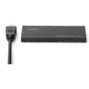 Digitus HDMI jagaja DS-45323, 4K/60Hz, 18 Gbps, 4 v&auml;ljundit, Micro USB toide, ESD kaitse