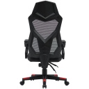 Gaming chair with mesh backrest 90&deg;&ndash;135&deg; adjustable backrest Class-3 gas lift up to 120 kg Flow MCH01R Black-Red CNE-MCH01R CANYON