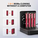Axagon dokk ADSA-M2C44, 4x M.2 NVMe SSD, ketta kloonimine ilma arvutita