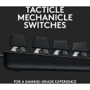 Logitech Juhtmega m&auml;nguklaviatuur G413 TKL SE 920-010446, 1.8m, must, mehhaanilised nupud, LED valgustus, USB