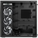 Arctic Korpus Xtender VG (Mirror Black) ACPCC00019A, 529mm, 231mm, 529mm, 5 ventiliatoriai, 6 diskų palaikymas, A-RGB