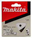 Trijstūra slīppapīrs K60 (10gab.) BO4565 (Velkro), P-42690 MAKITA