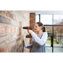 18V gręžtuvas ir priedai 2x1.5Ah 400mA 78 priedų rinkinys dėžėje BCKSB04-QW BLACK DECKER